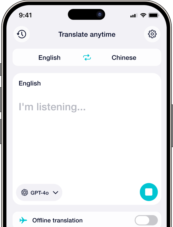 Voice input App